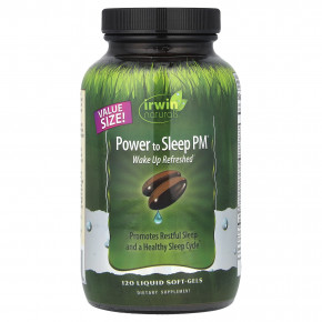 Irwin Naturals, Power to Sleep PM®, 120 желатиновых капсул - описание