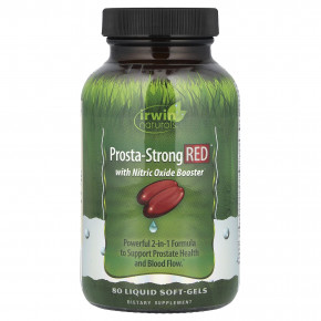 Irwin Naturals, Prosta-Strong RED ™, 80 желатиновых капсул - описание | фото