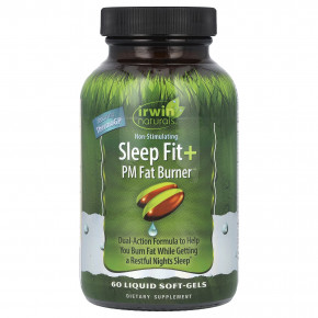 Irwin Naturals, Sleep Fit + PM Fat Burner, 60 Liquid Softgels в Москве - eco-herb.ru | фото