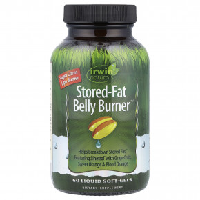 Irwin Naturals, Stored-Fat Belly Burner®, 60 желатиновых капсул - описание | фото
