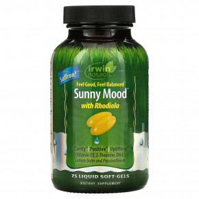 Irwin Naturals, Sunny Mood, 75 мягких желатиновых капсул с жидкостью в Москве - eco-herb.ru | фото