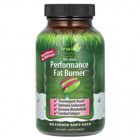 Irwin Naturals, V02 Max, Performance Fat Burner, 60 мягких гелевых капсул с жидкостью в Москве - eco-herb.ru | фото