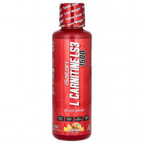 Isatori, L-карнитин LS3 1500, Malibu Beach, 1500 мг, 480 мл (16 жидк. Унций) - описание | фото