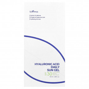 ISNtree, Ежедневный солнцезащитный гель с гиалуроновой кислотой, SPF 30, 50 мл (1,69 жидк. унц.) в Москве - eco-herb.ru | фото