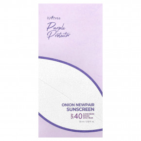 ISNtree, Purple Protector, солнцезащитное средство Newpair с луком, SPF 40, 50 мл (1,69 жидк. унц.) в Москве - eco-herb.ru | фото
