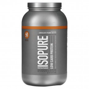 Isopure, IsoPure, Белковый порошок, Низкоуглеводный, Шоколад и арахисовое масло, 3 фунта (1,36 кг) в Москве - eco-herb.ru | фото