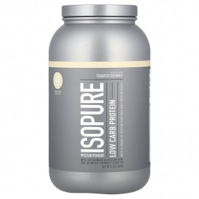 Isopure, Низкоуглеводный протеиновый порошок, жареный кокос, 1,36 кг (3 фунта) в Москве - eco-herb.ru | фото