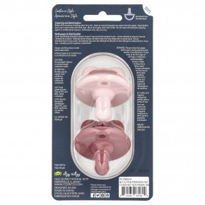 itzy ritzy, Sweetie Soother™, пустышки из пищевого силикона, для детей от 0 месяцев, дизайн «бантик», 2 пустышки в Москве - eco-herb.ru | фото