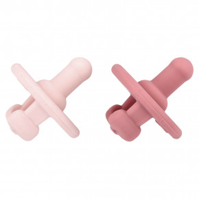 itzy ritzy, Sweetie Soother™, пустышки из пищевого силикона, для детей от 0 месяцев, дизайн «бантик», 2 пустышки в Москве - eco-herb.ru | фото