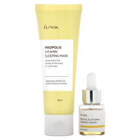 iUNIK, Propolis Edition Skin Care Set, Cream & Mini Serum, 2 Piece Set в Москве - eco-herb.ru | фото