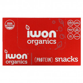 IWON Organics, Organics Protein Stix, барбекю из мескита, 8 пакетиков по 42 г (1,5 унции) в Москве - eco-herb.ru | фото