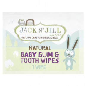 Jack n' Jill, натуральные детские салфетки для десен и зубов, 25 шт. в Москве - eco-herb.ru | фото