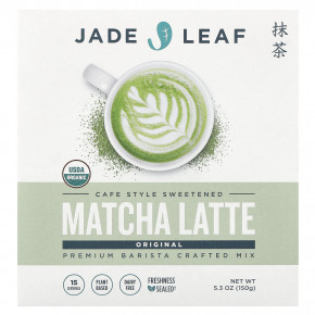 Jade Leaf Matcha, Матча латте, оригинальный, 150 г (5,3 унции) в Москве - eco-herb.ru | фото