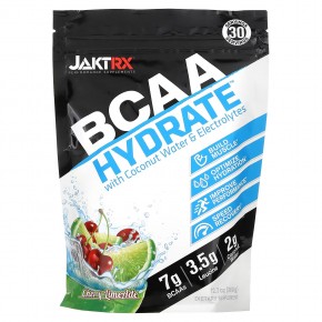 JAKTRX, BCAA Hydrate с кокосовой водой и электролитами, вишневый лаймад, 360 (12,7 унции) в Москве - eco-herb.ru | фото
