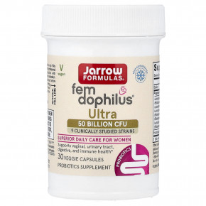 Jarrow Formulas, Fem-Dophilus® Ultra, 30 растительных капсул в Москве - eco-herb.ru | фото