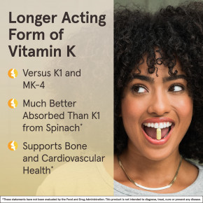 Jarrow Formulas, MK-7, 90 мкг, 60 капсул в Москве - eco-herb.ru | фото