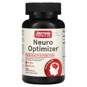 Jarrow Formulas, Neuro Optimizer, добавка для нормализации работы мозга, 120 капсул - описание | фото