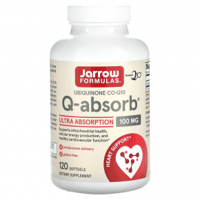 Jarrow Formulas, Q-absorb Co-Q10, 100 мг, 120 капсул в Москве - eco-herb.ru | фото