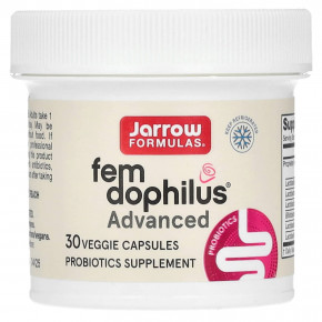 Jarrow Formulas, Vegan Fem Dophilus Advanced, 10 млрд КОЕ (104 мг), 30 растительных капсул в Москве - eco-herb.ru | фото