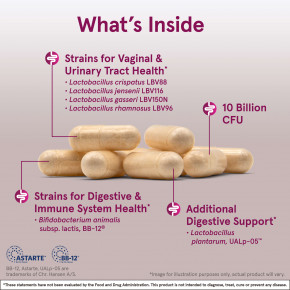 Jarrow Formulas, Vegan Fem Dophilus, улучшенный продукт, 10 млрд КОЕ (250 мг), 30 растительных капсул в Москве - eco-herb.ru | фото