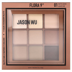 Jason Wu, Flora 9®, 9-цветная палитра теней, оттенок 1 матовая агава, 5,85 г (0,18 унции) в Москве - eco-herb.ru | фото