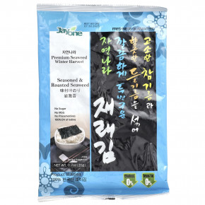 Jayone, Обжаренные с приправами морские водоросли, 20 г (0,7 унции) - описание | фото