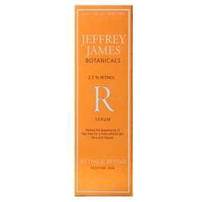 Jeffrey James Botanicals, Retinol Refine, сыворотка с ретинолом, 59 мл (2 унции) в Москве - eco-herb.ru | фото