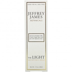 Jeffrey James Botanicals, The Light, антивозрастная сыворотка с витамином C, 29 мл (1 жидк. унция) в Москве - eco-herb.ru | фото