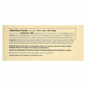 Jesse's WAKEUP!, Рисовые батончики, карамель, 6 пакетиков по 30 г (1,06 унции) в Москве - eco-herb.ru | изображение Jesse's WAKEUP!, Рисовые батончики, карамель, 6 пакетиков по 30 г (1,06 унции) в Москве - eco-herb.ru | фото