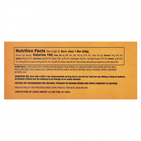 Jesse's WAKEUP!, рисовые батончики с хрустящей корочкой, темный шоколад, 6 шт., 32 г (1,13 унции) в Москве - eco-herb.ru | фото