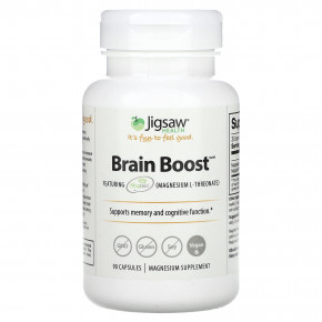 Jigsaw Health, Brain Boost, 144 мг, 90 капсул (48 мг на капсулу) в Москве - eco-herb.ru | фото