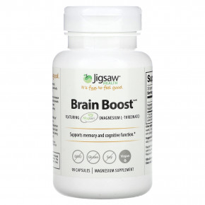 Jigsaw Health, Brain Boost, поддержка мозга, 90 капсул - описание | фото