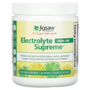 Jigsaw Health, Electrolyte Supreme, лимон и лайм, 354 г (12,5 унции) в Москве - eco-herb.ru | фото