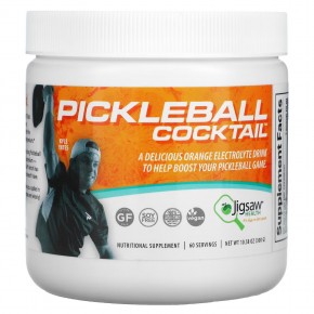 Jigsaw Health, Pickleball Cocktail®, смесь для приготовления напитков с электролитами без сахара, апельсин, 315 г (11,11 унции) в Москве - eco-herb.ru | фото