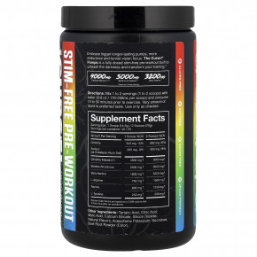 JNX Sports, Stim-Free Pump, предтренировочная добавка, кислая конфета, 580 г (20,4 унции) в Москве - eco-herb.ru | фото