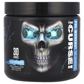 JNX Sports, The Curse! Pre-Workout, Blue Raspberry, 5.3 oz (150 g) - описание