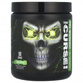 JNX Sports, The Curse!®, предтренировочный комплекс, со вкусом зеленого яблока, 250 г (8,8 унции) - описание