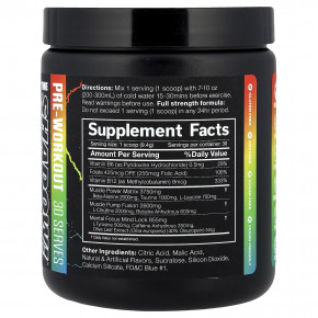 JNX Sports, The Shadow! ®, предтренировочная добавка, кислая конфета, 282 г (9,9 унции) в Москве - eco-herb.ru | фото