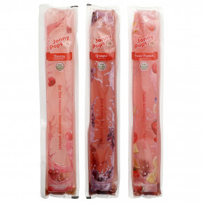 JonnyPops, органические леденцы для замораживания, вишня, виноград, фруктовый пунш, 24 шт. по 40 мл (1,35 жидк. унции) в Москве - eco-herb.ru | фото