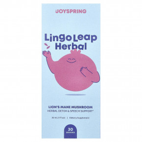 JoySpring, Lingo Leap Herbal, гриб ежовик гребенчатый, 30 мл (1 жидк. унция) в Москве - eco-herb.ru | изображение JoySpring, Lingo Leap Herbal, гриб ежовик гребенчатый, 30 мл (1 жидк. унция) в Москве - eco-herb.ru | фото