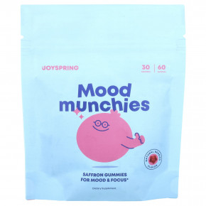 JoySpring, Mood Munchies, жевательные мармеладки, натуральные ягоды, 60 жевательных таблеток в Москве - eco-herb.ru | фото