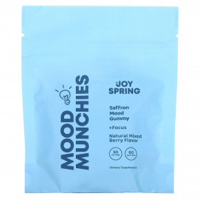 JoySpring, Mood Munchies, натуральное ягодное ассорти, 60 жевательных таблеток в Москве - eco-herb.ru | фото