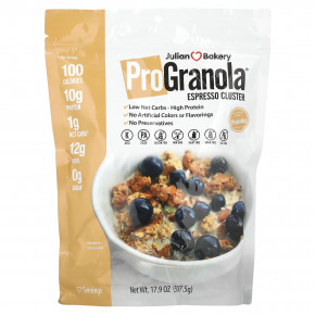 Julian Bakery, Pro Granola®, эспрессо, 507,5 г (17,9 унции) - описание | фото