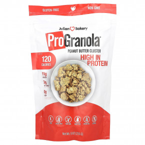 Julian Bakery, ProGranola, арахисовая паста, 255 г (9 унций) - описание