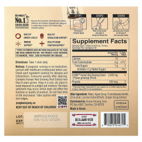 JungKwanJang, Экстракт корейского красного женьшеня, на каждый прием, 30 стиков по 10 мл (0,34 жидк. Унции) в Москве - eco-herb.ru | фото