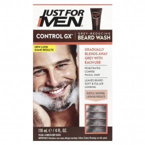 Just for Men, Control GX, гель для душа для уменьшения седины, 118 мл (4 жидк. унц.) в Москве - eco-herb.ru | фото