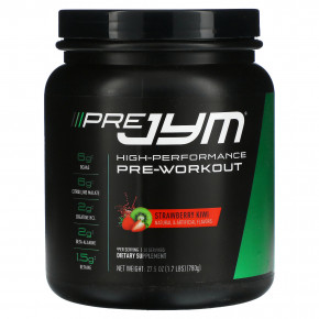 JYM Supplement Science, Pre JYM, высокоэффективное средство перед тренировкой, клубника и киви, 780 г (1,7 фунта) в Москве - eco-herb.ru | фото