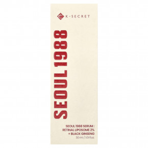 K-Secret, Seoul 1988 Serum, липосома сетчатки, 2% + черный женьшень, 30 мл (1,01 жидк. унции) в Москве - eco-herb.ru | изображение K-Secret, Seoul 1988 Serum, липосома сетчатки, 2% + черный женьшень, 30 мл (1,01 жидк. унции) в Москве - eco-herb.ru | фото