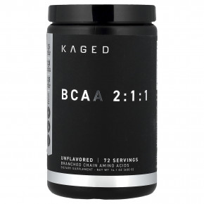 Kaged, BCAA 2:1:1, без добавок, 400 г (14,1 унции) - описание | фото