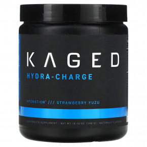 Kaged, Hydra-Charge, юдзу со вкусом клубники, 288 г (10,16 унции) - описание